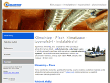 Tablet Screenshot of klimaintop.cz